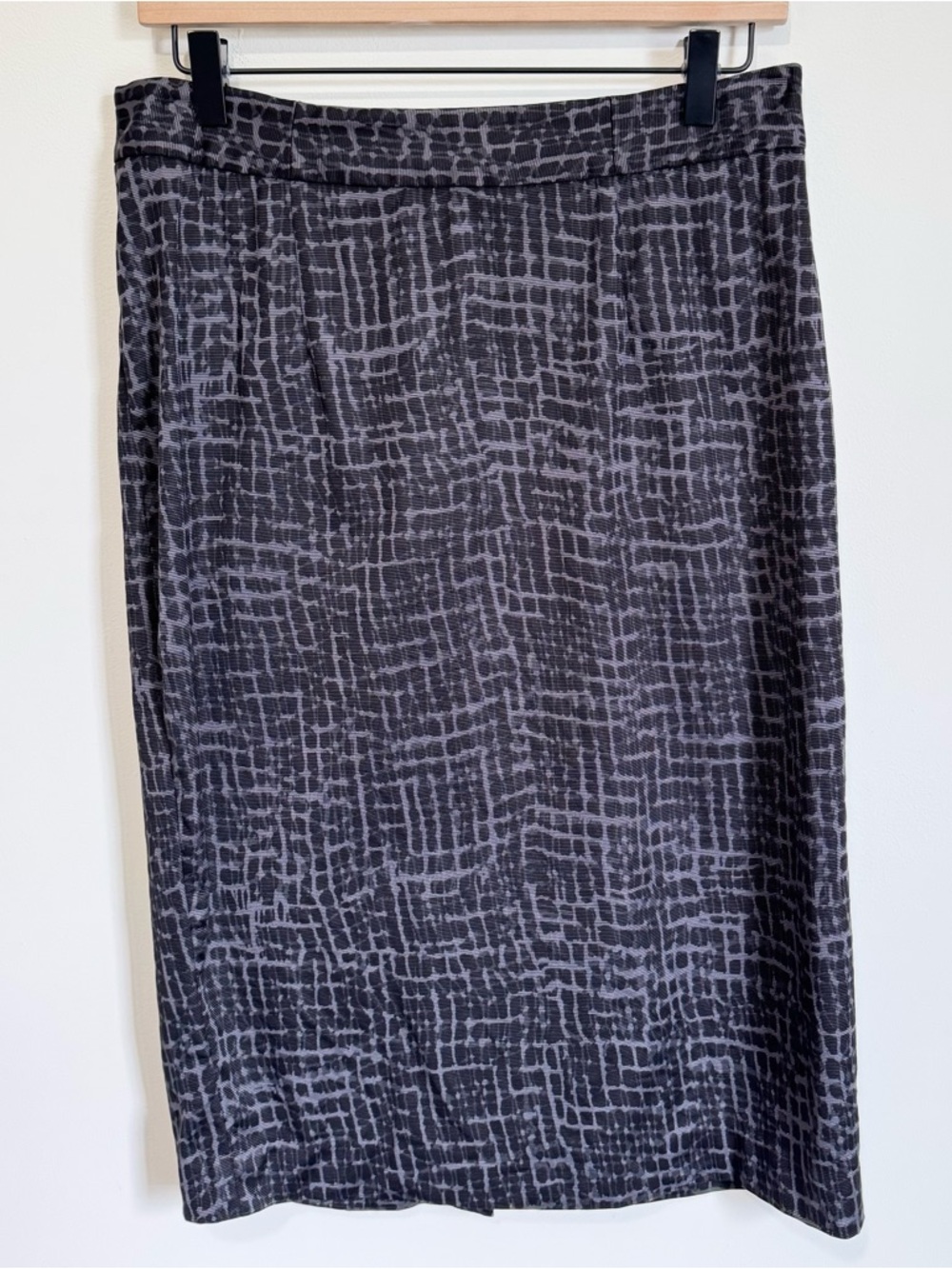 LOFT Abstract Animal Print Pencil Skirt Size 10 Office Siren Career Work